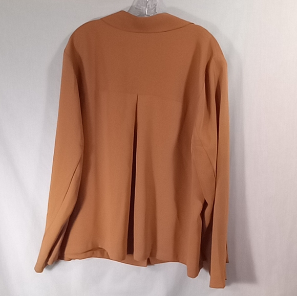 J.Jill Wearever Camel Tan Lightweight Easy Care Jacket Size 3X - Picture 5 of 5